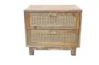 Byron 2 Drawer Rattan Side Table