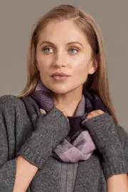 McDonald Possum Merino Ombre Snood Scarf-Twilight