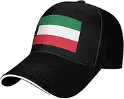 [SSIULUS] Kuwaiti Flag Casquette Cap Hats,Trucker,Baseball Cap with Snapback,Perfect for Summer,Golf