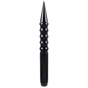Anti-Theft Anodized Black Fat Spiked Stubby Short 9" Antenna AM FM For Jeep (for: Jeep)