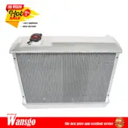 For 63-66 Chevy C10 C20 C30 K10 Pontiac Catalina CC284 3 Rows Aluminum Radiator (for: Chevrolet)