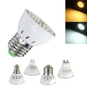 E27 E14 GU10 MR16 3.5W 24 SMD 5050 LED Pure White Warm White Spotlightt Bulb AC110V AC220V GU10 110V WARM WHITE
