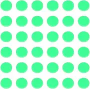 CIYODO 200pcs Colorful Round Counting Chips for Bingo Games Learning Activities Fun Plastic Slices for Home School Use for Math Concept Modeling Sorting Green
