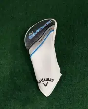 NEW Callaway Paradym Ai-Smoke Fairway Headcover White/Blue
