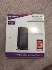 Netgear N600 Wifi Cable Modem Router Model No. C3700 New In Box!
