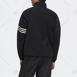 【adidas 愛迪達】外套 男款 運動外套 風衣外套 三葉草 國際碼 NEW C TRACKTOP 黑 HM1868