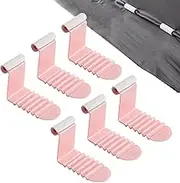 6Pcs Bed Sheet Grippers Bed Sheet Mattress Holder Fastener Grippers Clips Sheet Holders for Bedding Anti-Slip Safe Bed Sheet Grippers Bed Duvet Sheet Fixing Clip for Food Bags & Cables