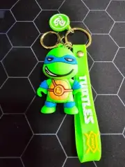 LEONARDO TEENAGE MUTANT NINJA TURTLES TMNT SERIES 2 OF 3 KEYCHAIN KEYRING *