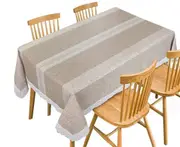 010 2PCS Table Cloth Dust-proof Resistant Tablecloth Dining Tablecloth