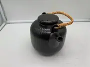 Our Table London Ceramic 5in Black Teapot CC01B24043