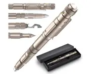 Gifts For Men, Tactical Pen With Flashlight Gadgets For Men, Cool Tools Small Gifts For Dad Or Grandpa