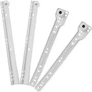 Mipcase 10 Inch Drawer Slides, 2 Pairs Drawer Glides Cupboard Rails for Dresser, Cabinet, Kitchen