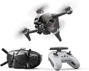 DJI FPV Combo - First-Person View Drone UAV Quadcopter with 4K Camera, S Flight Mode, Super-Wide 150° FOV, HD Low-Latency Transmission, Emergency Brake and Hover, Gray / Black CP.FP.00000004.01
