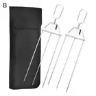Barbecue Stick Three Prong Barbecue Grill Kabob Skewer Barbecue Fork High