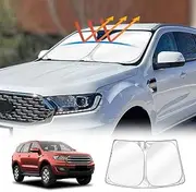 X-Car WindScreen Sun Shade Compatible with Ford Everest 2015-2022 Car Accessories Windshield Visor Wind Screen Wind Shield Foldable Shade