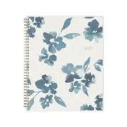 2025 Blue Sky Bakah Blue 8.5" x 11" Weekly & Monthly Planner Plastic Cover