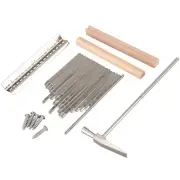 17 Keys Kalimba Thumb Finger Piano DIY Keys+Bridge+Tuning Hammer Kit4140