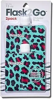 Flask2Go - The Foldable Flexible Flask for Tailgating, Camping, and Concerts (City Cats)
