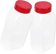 HAKIDZEL Plastic Condiment Dispenser Bottles Airtight Seasoning Jars Salt Pepper Shaker
