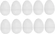 WEKAMOS 10pcs Fillable Easter Eggs Plastic Easter Egg Shell Easter Basket Filler Diy Easter Egg Treats