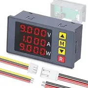 BM730 3in1 Voltage t Power Meter 4-Digit Digital Voltmeter Multifunctional Ammeter with Buzzer Supports Voltage and t Display Fine Adjustment with Low Voltage Overvoltage and Over t