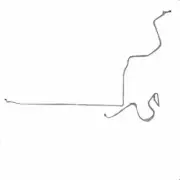 For Ford Thunderbird 1966 Fuel Line Kit 2 Piece 3/8"-SGL6601SS-CPP (for: Ford)