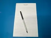 Trump Hotels Collectible Notepad & Stylus Pen Stationery Set RARE Retired Design