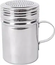 1x 300ml Stainless Steel Flour Shaker - Kitchen Baking Icing Sugar Cocoa Powder Coffee Chocolate Mesh Sieve Sifter Duster Dredger - by Argon Tableware