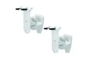2PK Tauris Sonos Speaker Tilt/Rotate/Swivel Wall Bracket/Mount for Play 1 & 3 WH