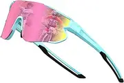 ATTCL Kids Teens Baseball Sunglasses: Sports Lightweight UV400 Protection Sun Glasses for Boys Girls Cycling Glasses Bike goggles XQ548