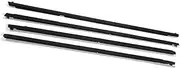 QASULER Car Door Edge Protector, for Mazda, 3 2004-2009 4Pcs Window Weatherstrip Outer Window Glass Sealing Strips Car Roof Weatherstrip Seal