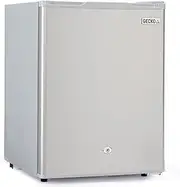 GECKO 70L Portable Bar Fridge and Freezer 12V/24V for Camping, Caravans, Silver
