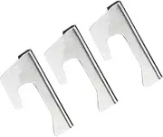 KONTONTY Grill Tray Supply BBQ Plate Spacer Set Reusable Stainless Steel Grill Spacers for Even Heat Distribution