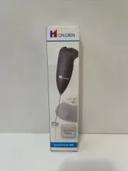 Electric Milk Frother Handheld Foamer Eggbeater Coffee Cream Blender New 8” Pink