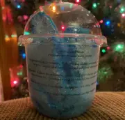 Peppermint Bubble Bath Brittle, Shrink wrapped, Made With Essential Oil! 3 Pack!