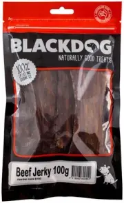 Blackdog Beef Jerky 100g – Natural Dog Treats for Snacking | Aussie Made