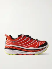 [Hoka] Hoka - Stinson Evo Og Rubber-trimmed Mesh Sneakers - Red - US10 US 10 Red