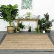Area RugArea Rug Jute Runner 100% Natural Braided Floor Mat Reversible Handmade