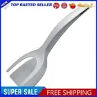2 in 1 Non Stick Grip Fried Egg Tong Toast Bread Pancake Spatula (Grey)