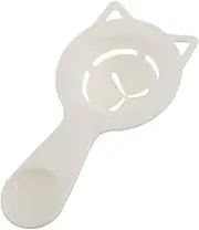 FUNNETOYU Egg White Filter Yolk Separator Tool Plastic Cat Shaped Kitchen Gadget for Egg Separation and Cooking