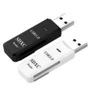 2*USB 3.0 SD Card Reader For PC Micro SD Card To USB Adapter For Camera Memory C