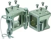 Fulton Boat Trailer Fold-Away Bolt-On Hinge Kit for 3" x 3" Beam up to 5,000 lb