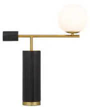 Mildura Opal Glass Abstract Table Lamp