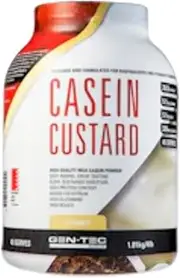 Gen-Tec Nutrition Casein Custard Coconut Cream Powder, 1.8 Kilograms