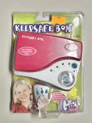 Radica Girl Tech Electronic Pink Keepsafe Box w/ IR Remote 2000, SEALED NEW