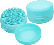 2Pcs Bath Brush Soft Silicone Shampooing Scalp Scrubber Gentle Massage Brush for Newborns for Bathing Hair Care