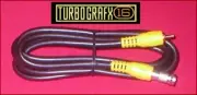 6Ft HQ RCA Video Cable & RF Coax TV Adapter for the NEC Turbo Grafx 16 System