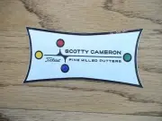SCOTTY CAMERON TITLEIST FINE MILLED PUTTER WHITE STICKER RARE NEW PGA