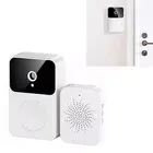 T (White)X9 Smart Wireless Remote Video Doorbell Camera Intelligent Visual Door