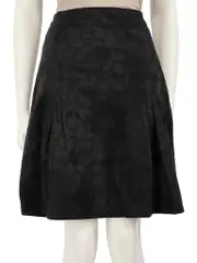 Green Floral Jacquard Skirt